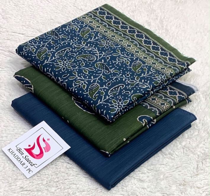 Bin Saeed Khaddar Premium Quality Ladies 3 Piece Suit Outfit
