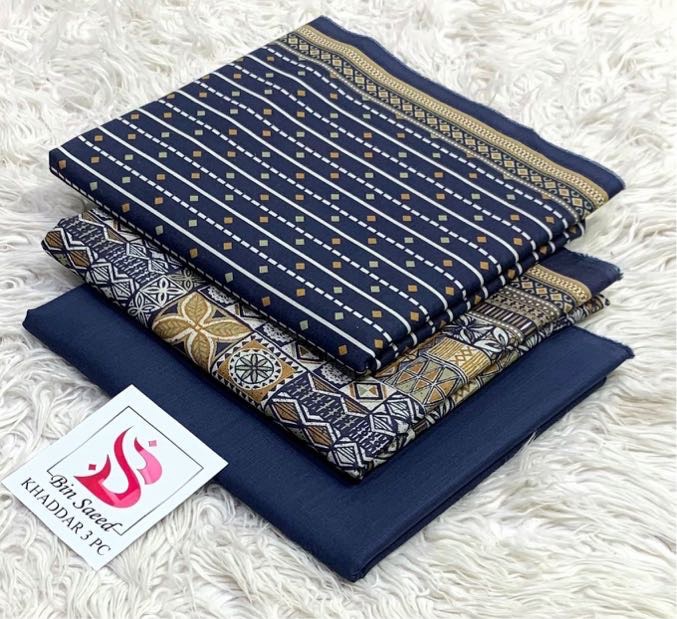 Bin Saeed Khaddar Exclusive Winter Ladies 3 Piece Suit