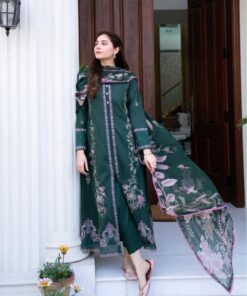 Baroque DHK-756 elegant winter embroidery collection pure Dhanak suit 