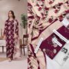 Women's winter unstitched 3 piece khaddar clothing Abu Hurairah Fabrics exclusive 