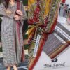 Dyed plain khaddar trouser and printed shirt suit from Bin Saeed 2026 collection