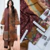 Printed khaddar shirt with soft khaddar dupatta winter dress by Bin Saeed 