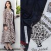 Premium 8 meter cut Bin Saeed khaddar winter suit in vibrant prints 