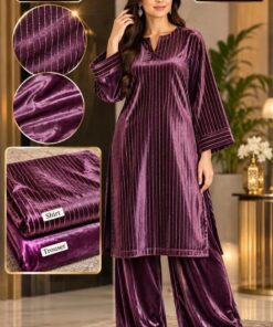 Beautiful winter party dress featuring radiant shimmering lining on premium velvet