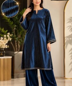 Luxury Indian lining velvet fabric 2PC collection for festive occasions