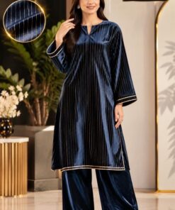 Beautiful winter party dress featuring radiant shimmering lining on premium velvet