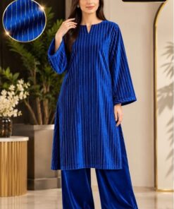 Exclusive winter clothing collection 2PC unstitched velvet by Abu Hurairah Fabrics