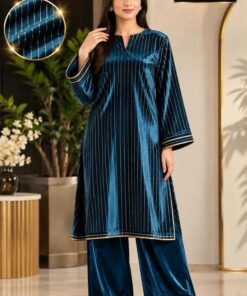 Authentic chamki velvet unstitched dress from the latest Abu Hurairah Fabrics arrival