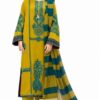 Baroque DHK-758 heavy embroidered winter shawl suit for festive wear 