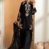 Detailed embroidered shawl and matching pure Dhanak shirt for Baroque DHK-755 